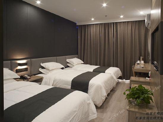 Thank Inn Plus Hotel Hebei Shijiazhuang Yuhua District Of Hebei Normal University Eksteriør bilde